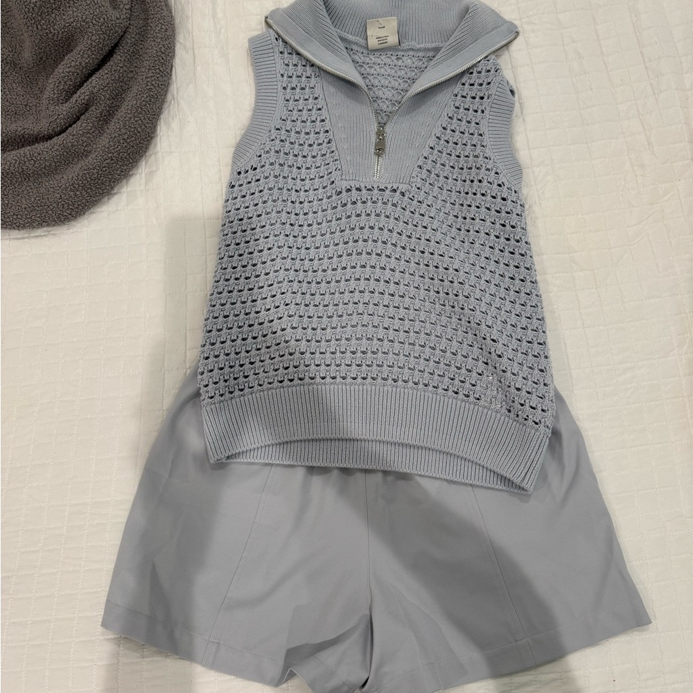 Light blue varley shorts